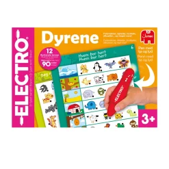Jumbo Electro, Play and Learn with Light Pen - Animals, (Danish and Norwegian)