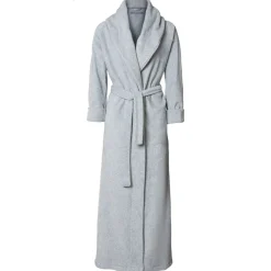 Karmameju Fleece Bathrobe in Light Grey – Sizes XS to L