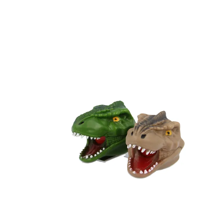 Keycraft Rubber Dinosaur Head with Bubble Tongue, Assorted