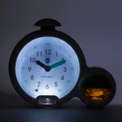 Kid'sleep Alarm Clock with Day and Night Indicator, Digital Display – Blue