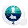 Kid'Sleep Alarm Clock with Night and Day Indicator, White