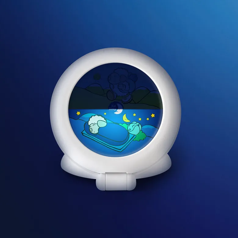 Kid'Sleep Travel Alarm Clock with Night and Day Indicator, Globetrotter