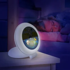 Kid'Sleep Travel Alarm Clock with Night and Day Indicator, Globetrotter
