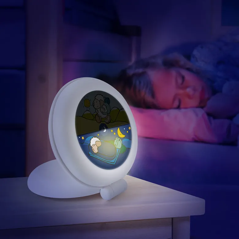 Kid'Sleep Travel Alarm Clock with Night and Day Indicator, Globetrotter