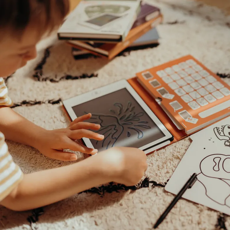KidyDraw Mini Drawing Board, Dinosaur