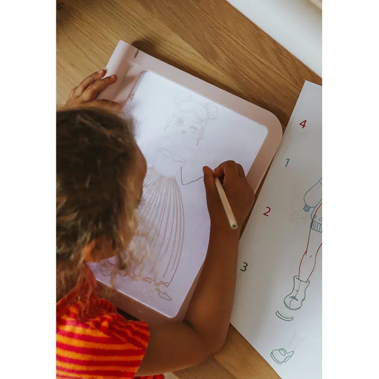 Kidydraw Pro, Light-Up Drawing Board, Fashion