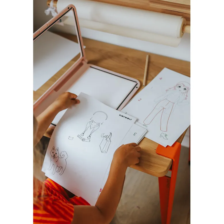 Kidydraw Pro, Light-Up Drawing Board, Fashion