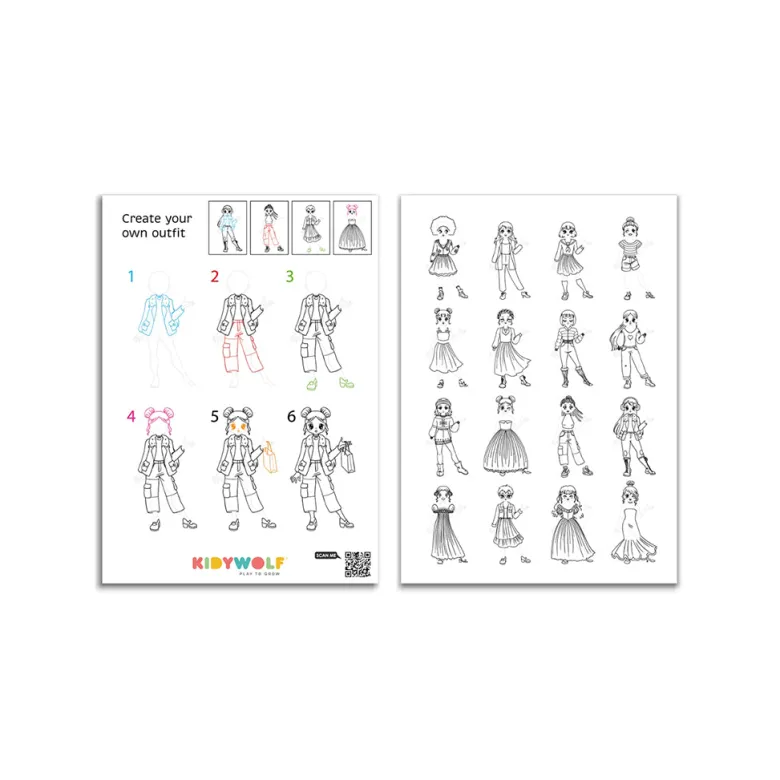 Kidydraw Pro, Light-Up Drawing Board, Fashion