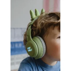 Kidyears - Bluetooth Headphones with Magnetic Animal Ears - Dino