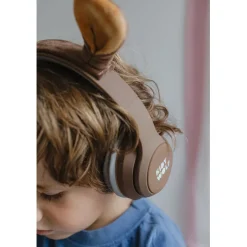 Kidyears Bluetooth Headphones with Magnetic Animal Ears – Bear