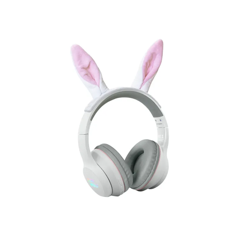 Kidyears Bluetooth Headphones with Magnetic Animal Ears - Rabbit