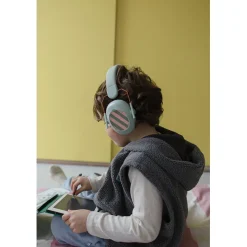 Kidynoise, Noise-Reducing Earmuffs for Kids, Foldable - Blue
