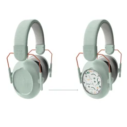 Kidynoise, Noise-Reducing Earmuffs for Children, Foldable - Green