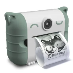 Kidywolf Kidyprint, Children's Camera with Print - Green