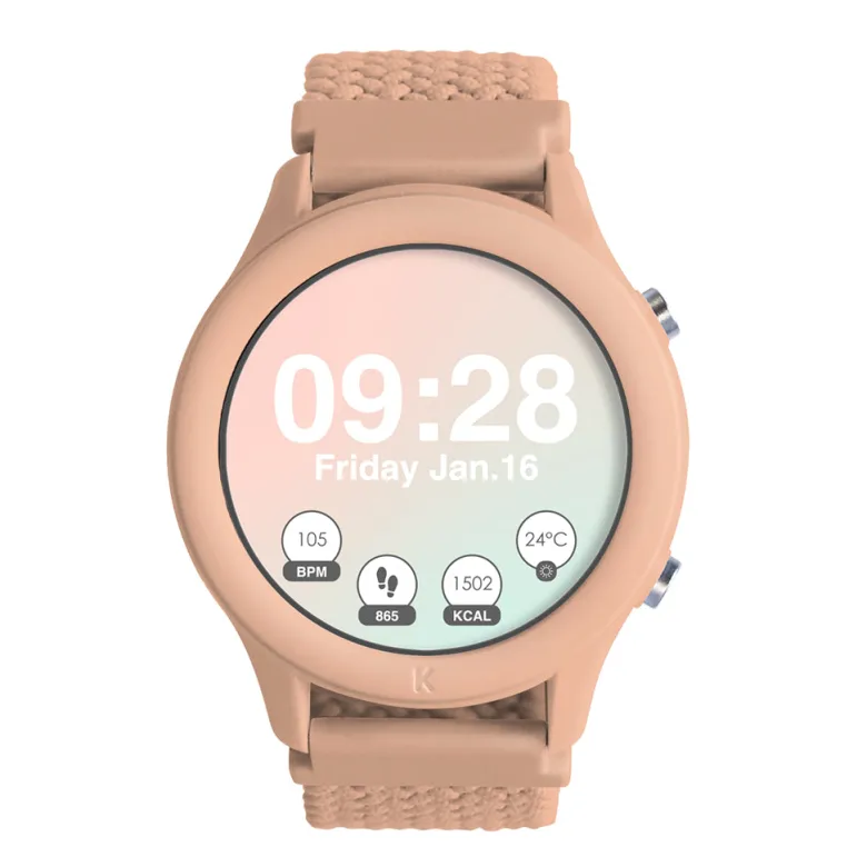 Kidywolf Smartwatch Wristwatch, K-Range - Coral