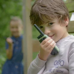 Kidywolf Walkie Talkie for Kids, Kidytalk - Cyan/Nude