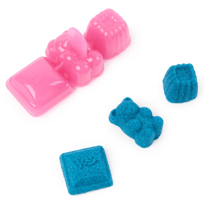 Kinetic Sand, Candy Bag, 85g with 1 Mold - 4 Assorted Colors
