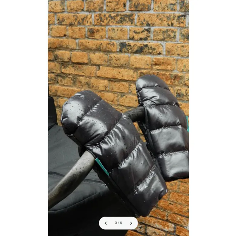 KongWalther Stroller Mittens, Østerbro Mittens – Puffer Black