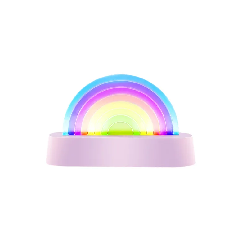 Lalarma Dancing Rainbow Lamp, Rose
