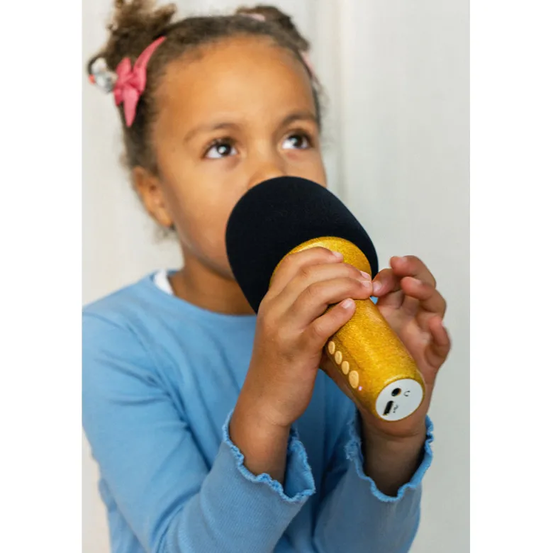 Lalarma Glitter Grove Microphone, Gold