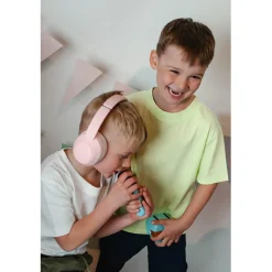 Lalarma Hybrid Active Noise-Cancelling Headphones for Kids - Pink