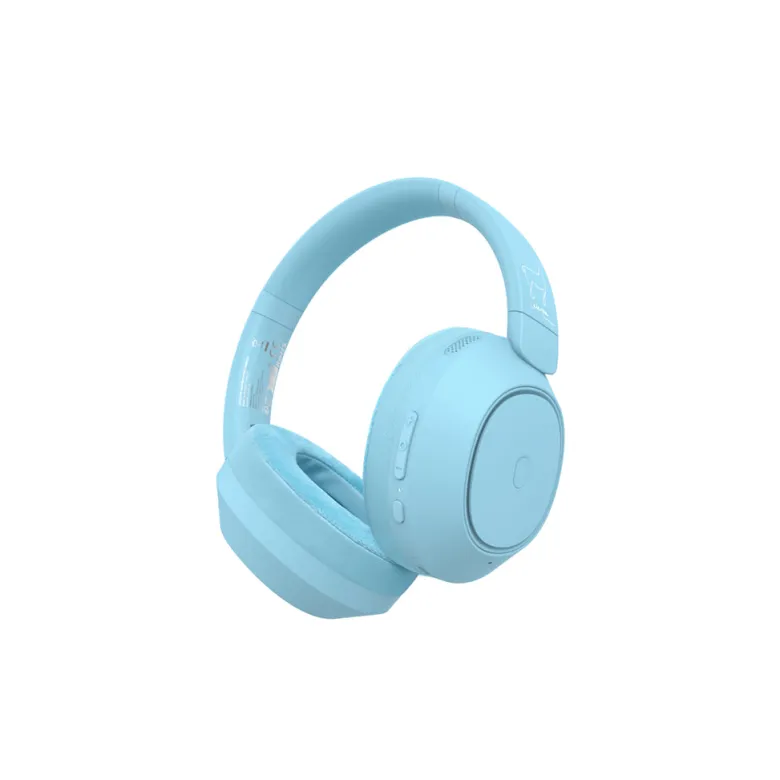 Lalarma Hybrid Active Noise-Cancelling Headphones for Kids - Blue