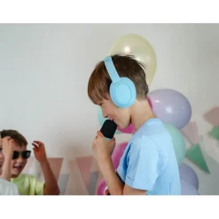 Lalarma Hybrid Active Noise-Cancelling Headphones for Kids - Blue