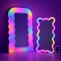 Lalarma Magical Luminous Mirror, Magic Glow Mirror - Small