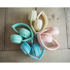 Lalarma Wireless Headphones with Max 85 DB, Blue Pastel