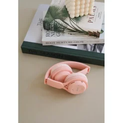 Lalarma Wireless Headphones with Max 85 dB, Rose Pastel