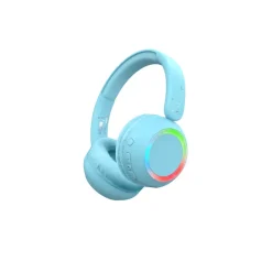 Lalarma Wireless Headphones with Lights, for Teens and Kids - Blue