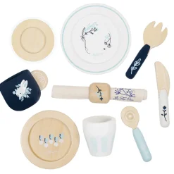 Le Toy Van Play Food, Honeybake - Dining Set for Play
