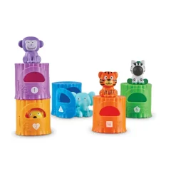 Learn About Numbers and Colors – Activity Set Featuring Jungle Animals