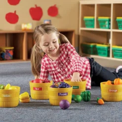 Learning Resources, Learn About Colors – Sorting Set with Vegetables and Fruits