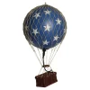 LED Balloon, Blue Stars - 18 cm