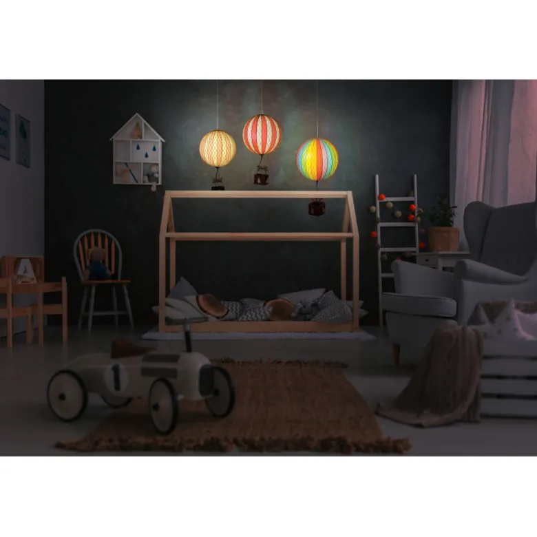 LED Balloon, Jules Verne Rainbow - 42 cm