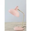 Leitmotiv Hood Metal Table Lamp, Iron Matte Dusty Pink