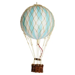 Light Blue Hot Air Balloon - 8.5 cm