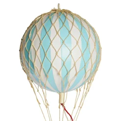 Light Blue Hot Air Balloon - 8.5 cm