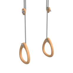 Lillagunga Gymnastic Rings, Oak - Grey