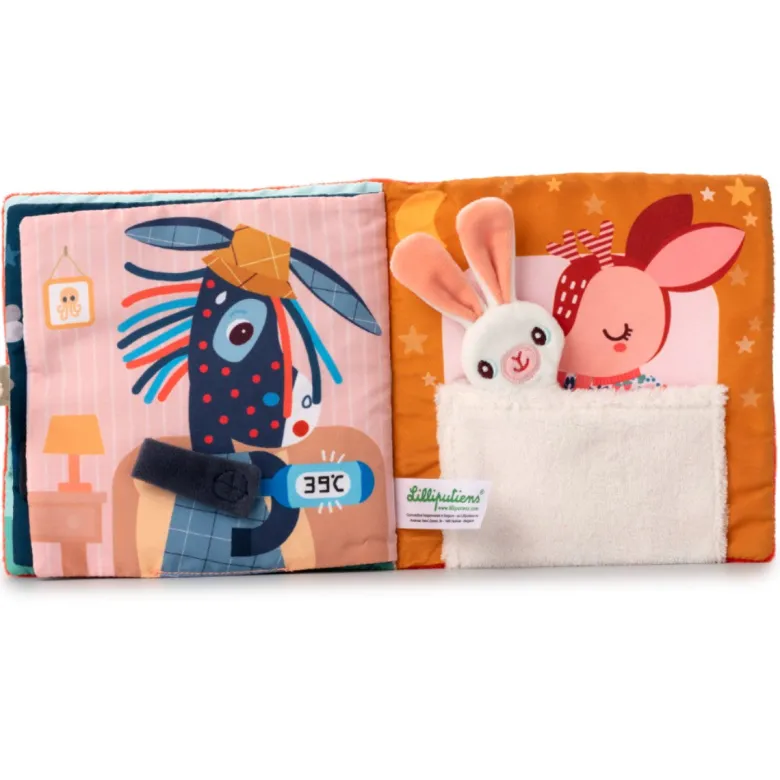 Lilliputiens Activity Book, Stella, Where is the Snuggle Cloth?