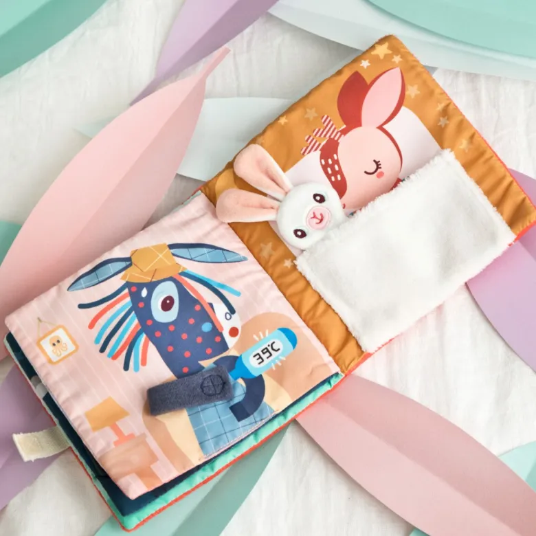 Lilliputiens Activity Book, Stella, Where is the Snuggle Cloth?