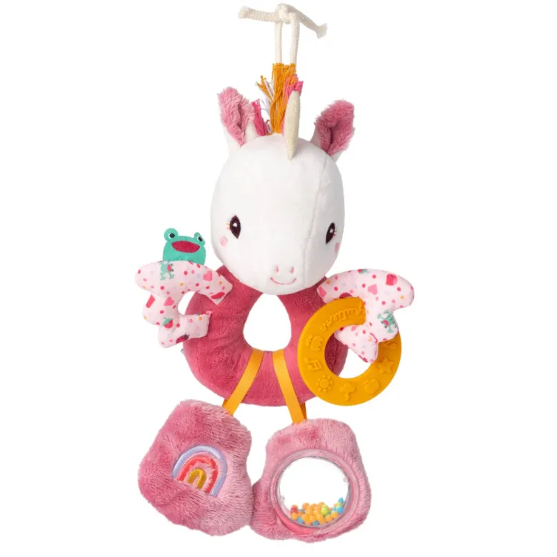Lilliputiens Activity Toy, Lena Rattle with Teething Ring