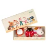 Lilliputiens Baby Toy, Lena Rattle Set with 3 Rattles