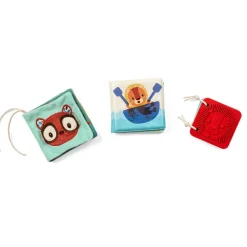 Lilliputiens Baby Toys, Set of 3 Sensory Books - Jack