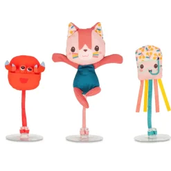 Lilliputiens Bath Play Set, Jeanne and Suction Cup Friends