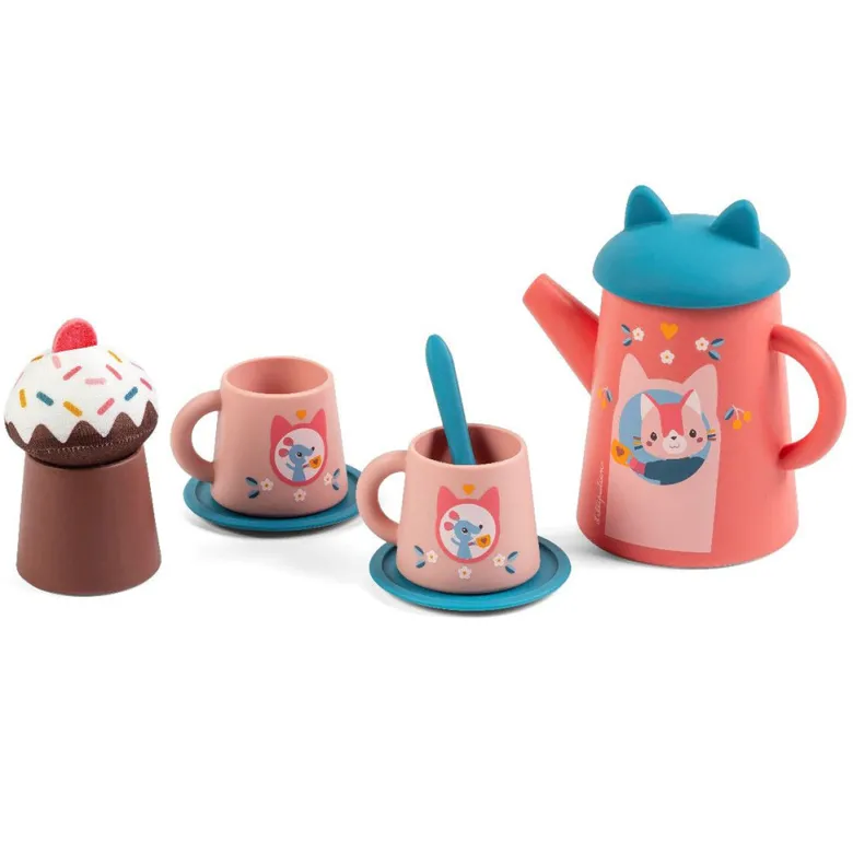 Lilliputiens Bath Toy – Jeanne Tea Set