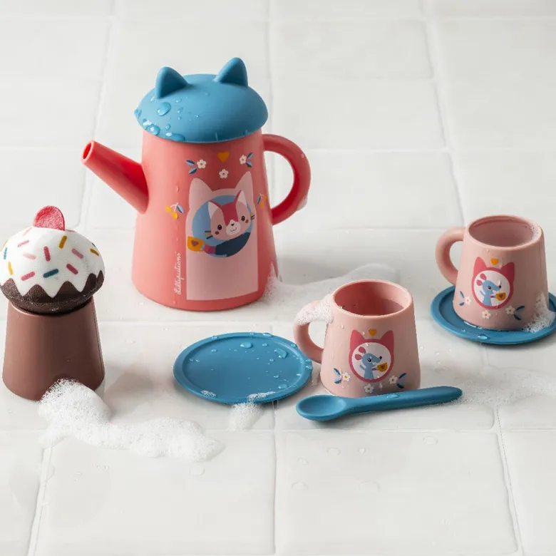 Lilliputiens Bath Toy – Jeanne Tea Set