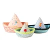 Lilliputiens Bath Toy Set, 3 Jungle Boats