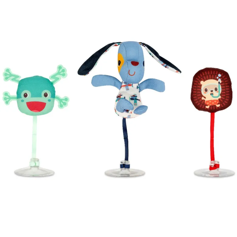 Lilliputiens Bath Toys – Jules & Suction Cup Friends